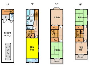 港区三先一丁目戸建ての物件間取画像